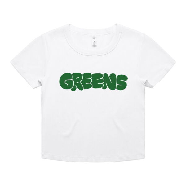 Greens Baby Tee Thumbnail